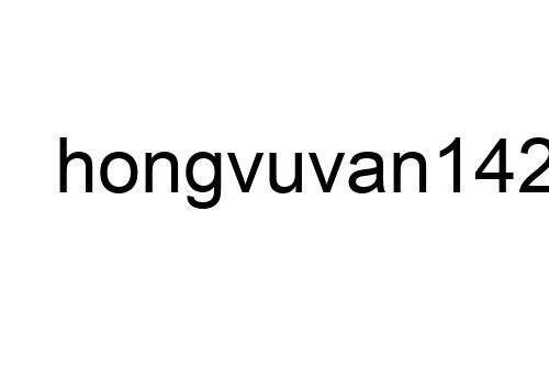 Home hongvuvan142