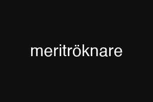 meritröknare